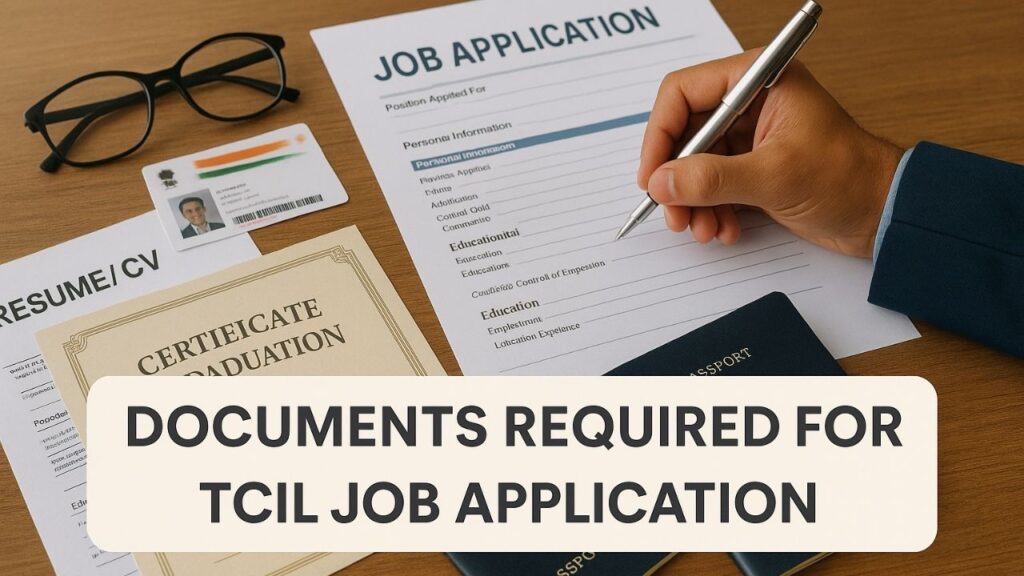 Important Documents Required for TCIL Job Application