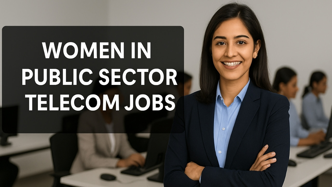 Women in public sector telecom jobs